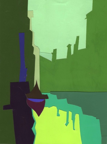 Venice Side Street;
Coloraid, 2010;
8 x 6 in. Venice Side Street;
Coloraid, 2010;
8 x 6 in.